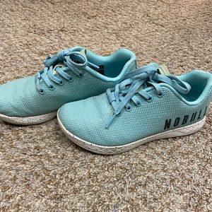 Blue Glass speckled bottom No Bulls